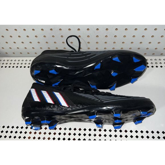 Adidas Predator Edge.2 FG Mens Soccer Cleats Size 13 Black Blue Red White GW2271 - Picture 5 of 9